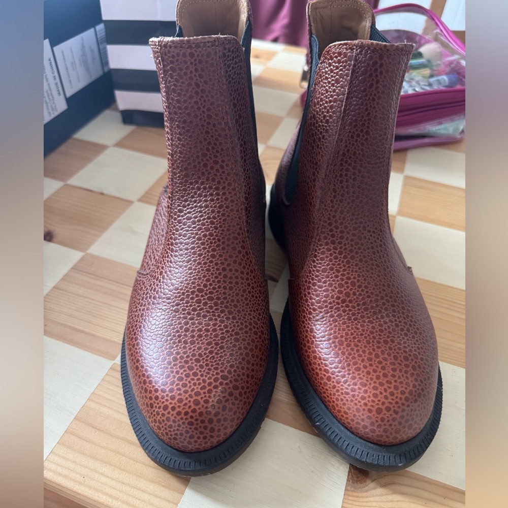 Dr. Martens Chestnut Leather Chelsea Boots - Picture 2 of 7